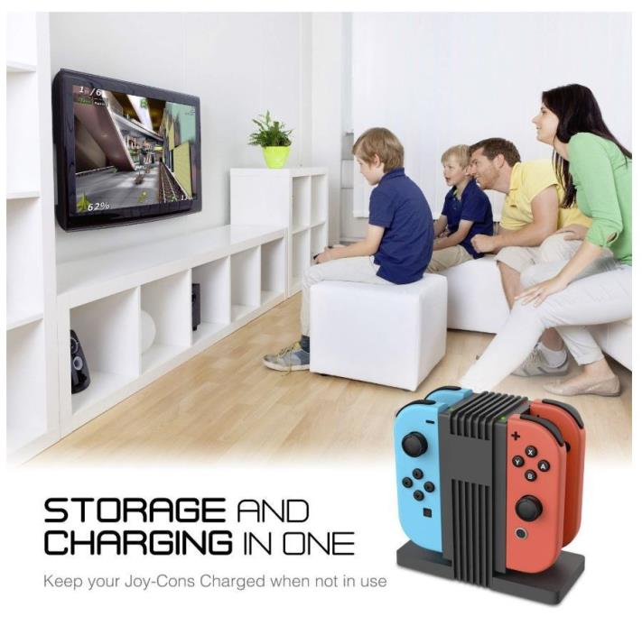 Insten Joy-Con Charging Station for Nintendo Switch - 2375882