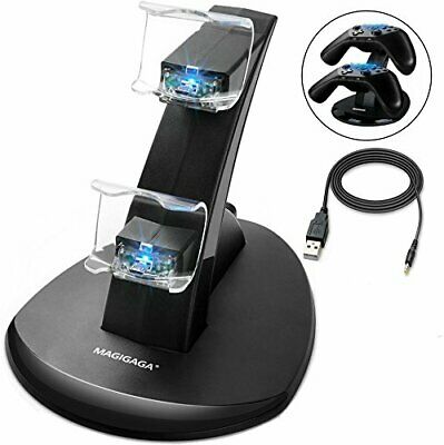 PS4 Controller Charger Charging Station,Dual USB Charger Stand for Playstation