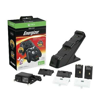 PDP Energizer Xbox One Controller Charger with Rechargeable Battery Pack for ...