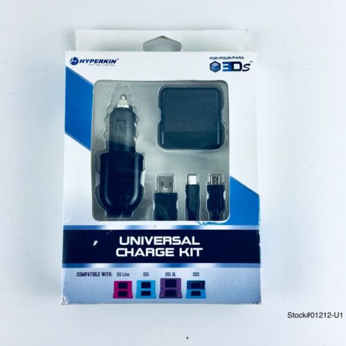 HYPERKIN 3DS UNIVERSAL CHARGER KIT FOR 3DS/DS LITE/DSi/DSiXL *FREE SHIPPING*.