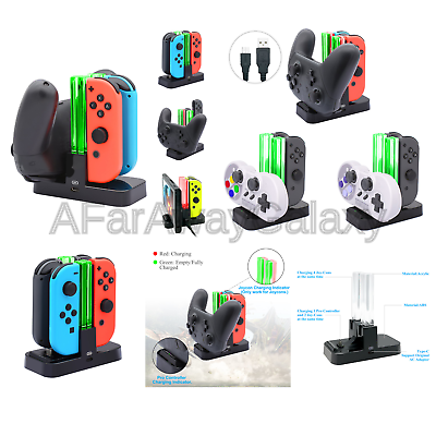 FastSnail Controller Charger for Nintendo Switch, Charging Dock Stand Station...