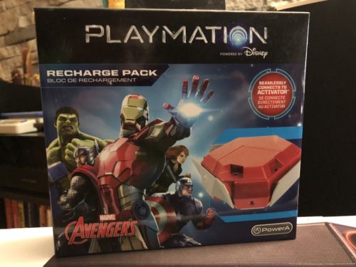 NEW Playmation Marvel Avengers Recharger Pack PowerA 6ft USB Charge Cable