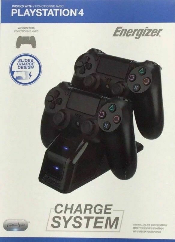 PLAYSTATION 4 - ENERGIZER CHARGE SYSTEM (controllers sold separately) NEW