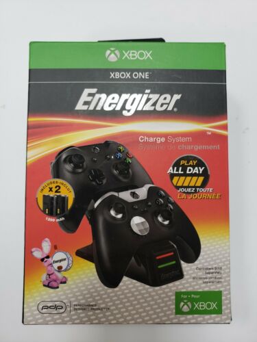 PDP Energizer Xbox One Controller Charger with Rechargeable Battery Pack