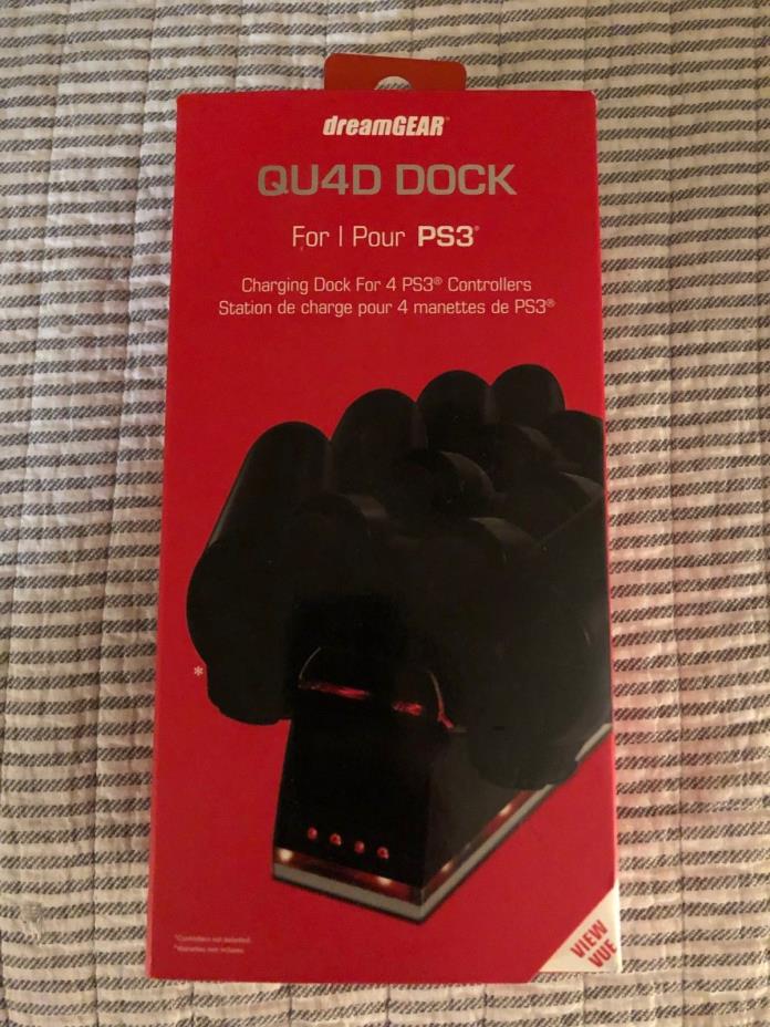 Dreamgear Quad Dock for PS3 (QU4D DOCK) - DGPS3-1339