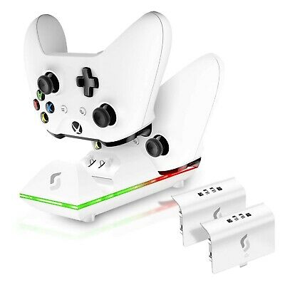 Sliq Xbox One/One X/One S Controller Charger Station and Battery Pack - Inclu...