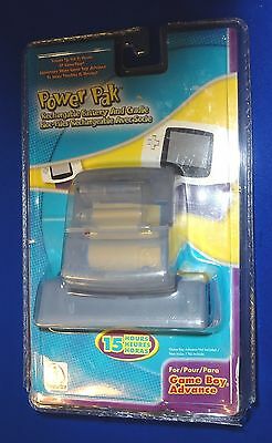 IntrerAct Power Pak Game Boy Advance Rechargeable Batteries & Charging Dock Blue