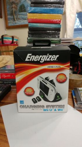 Energizer 3x Charge Station for Wii U brand new open box charger battery set