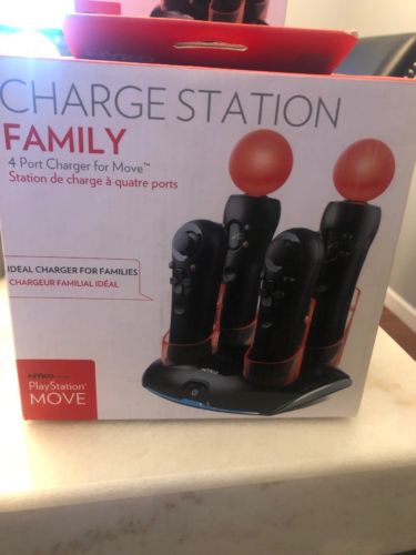 NYKO Charge Station | 4 Port Charger for PlayStation Move Controllers  83084-A50