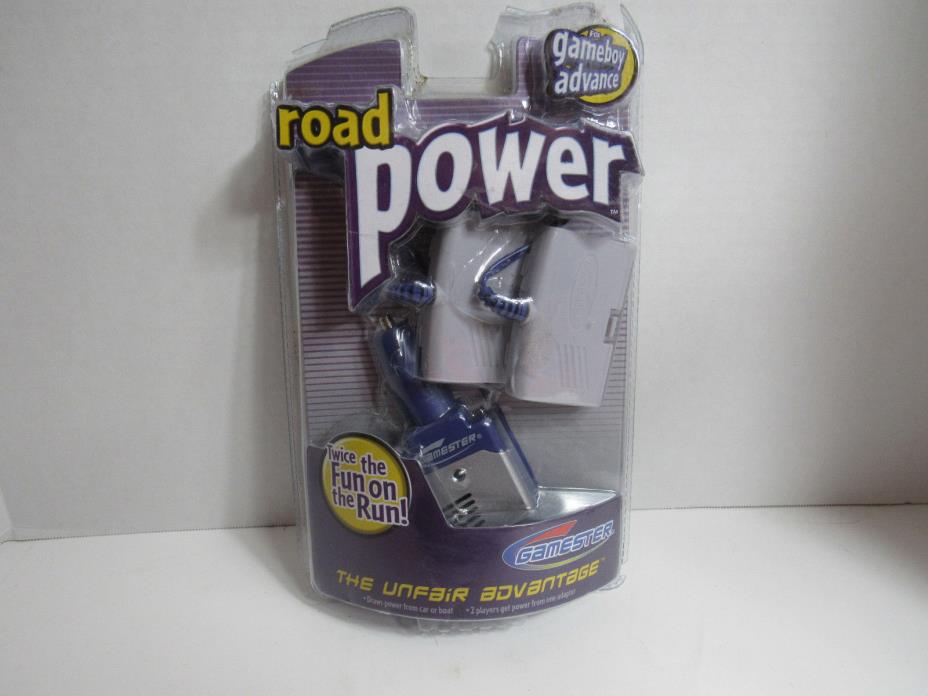 NEW - GAMEBOY ADVANCE Car Charger for 2 Players - ROAD POWER