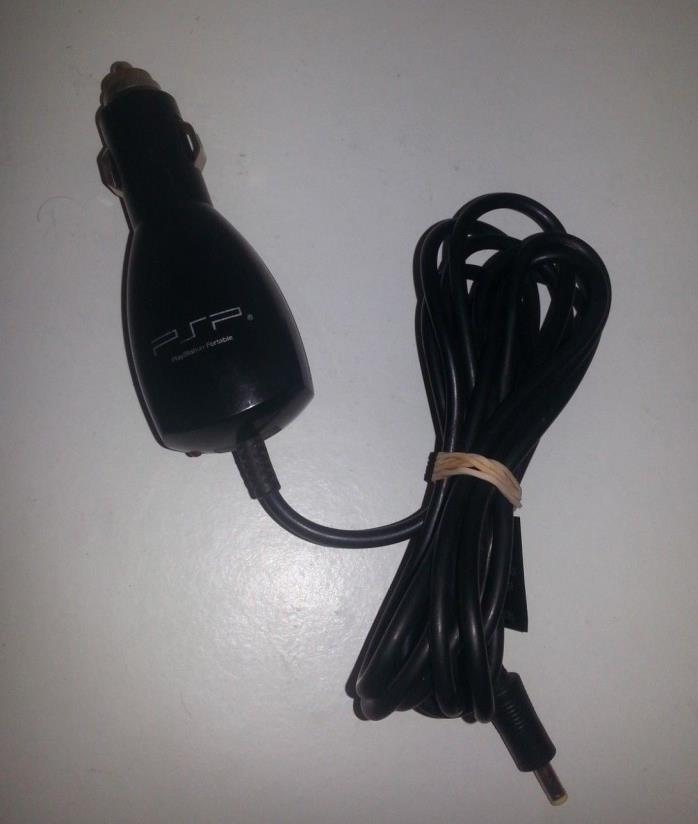 PSP Sony PlayStation Portable Car Adaptor Charger Model. 051039-80 Black OEM