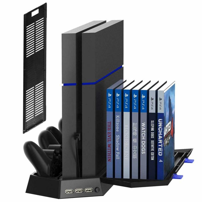 VERTICAL Stand For PS4 Slim/Regular Playstation 4 Cooling Fan Controller