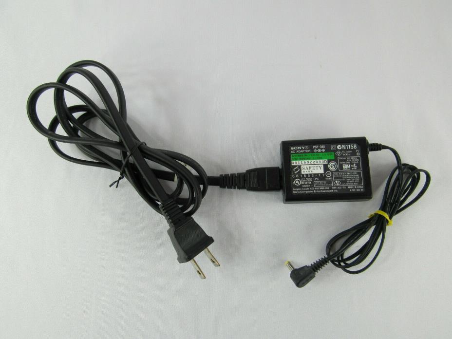 Sony Official OEM PSP-380 5V 1500mA AC Adapter Charger Cord PlayStation Power