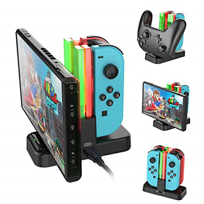 Nintendo Switch Joy-Con Charging Dock, AairHut Charging Dock Stand Station for C