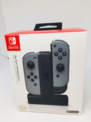 Power A Joy-Con Charging Dock BLACK for Nintendo Switch 1501406 USB Powered