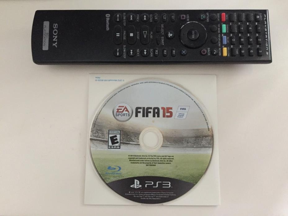 Sony Playstation PS3 Blu-Ray Remote Control Bluetooth USED Genuine+ FIFA15