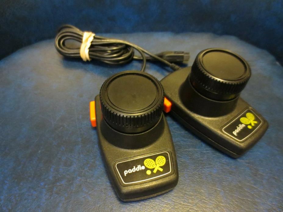 Pair of Atari Paddle Controllers     Tested   Free shipping