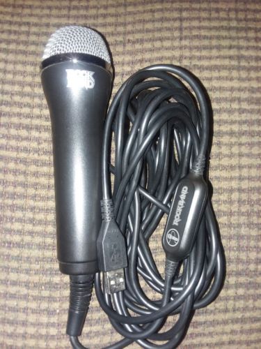 Rock Band Logitech Wii Sony Playstation 3 XBOX 360 USB Mic Microphone Tested