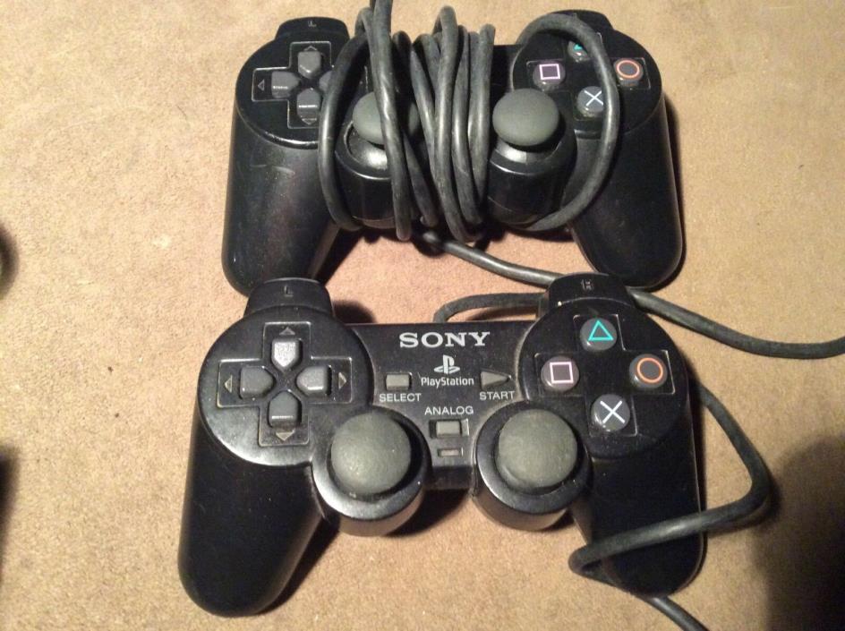 Lot of 2 Sony PS-2 controllers