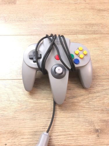 Official Nintendo 64 N64 Gray Controller Tight Stick TESTED!