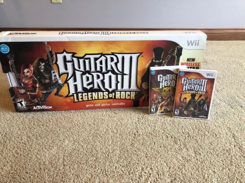 Guitar Hero With The Games Guitar Hero 1 And Guitar Hero 3