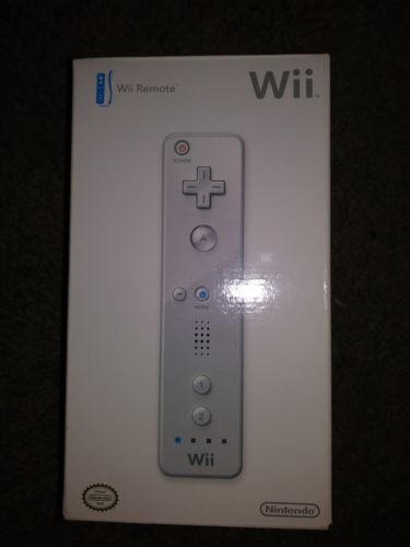 Official OEM Nintendo Wii Remote Controller Factory Sealed NIB  BRAND NEW white