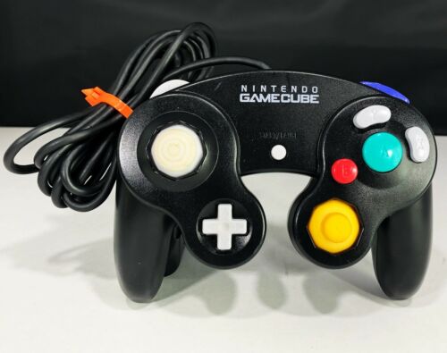 Original OEM Nintendo Black Gamecube Authentic Controller (Official Tested)