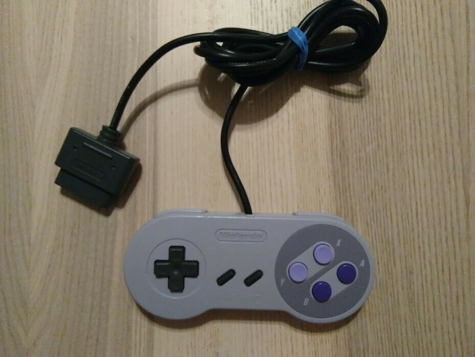 Official Super Nintendo SNES Controller SNS-102 Cleaned/Tested