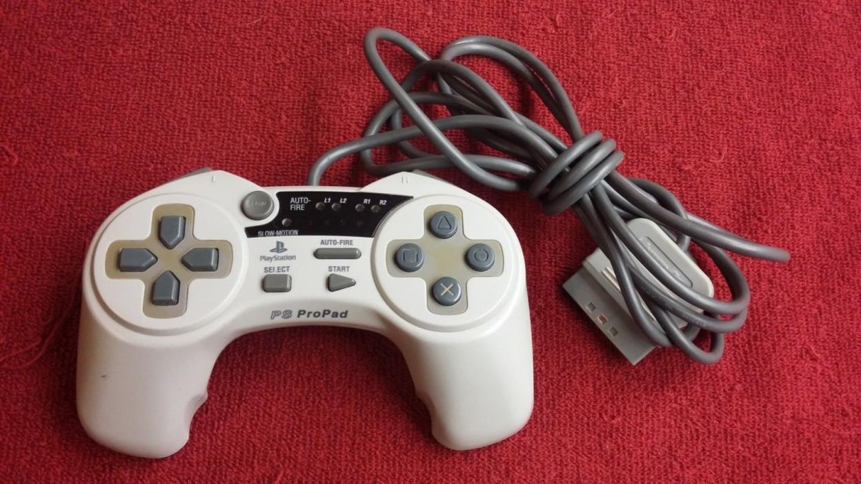 Interact PS PRO PAD Controller w Slow Mo Turbo for Playstation 1 PS1 Systems
