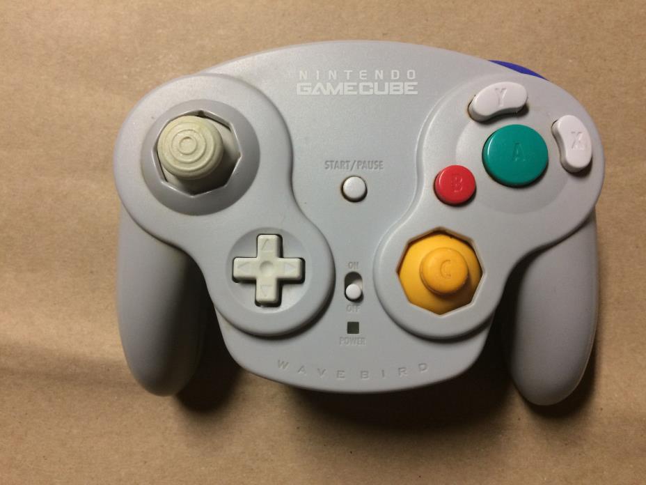 Gamecube Wavebird Wireless Controller (Controller Only) DOL-004 Tested & Works!