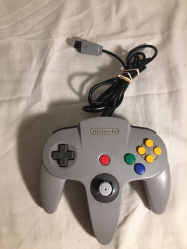 Nintendo 64 Controller Gray N64 ORIGINAL OFFICIAL AUTHENTIC /UNTESTED