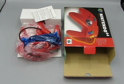 Official Nintendo 64 N64 Red Controller NIB NEW / Open Box
