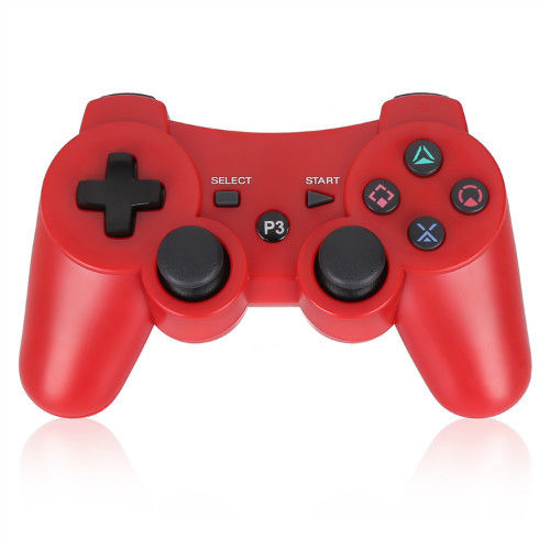 NEW Wireless Controller For PS3 Bluetooth PS3 Games Remote  With Cable  (RED)
