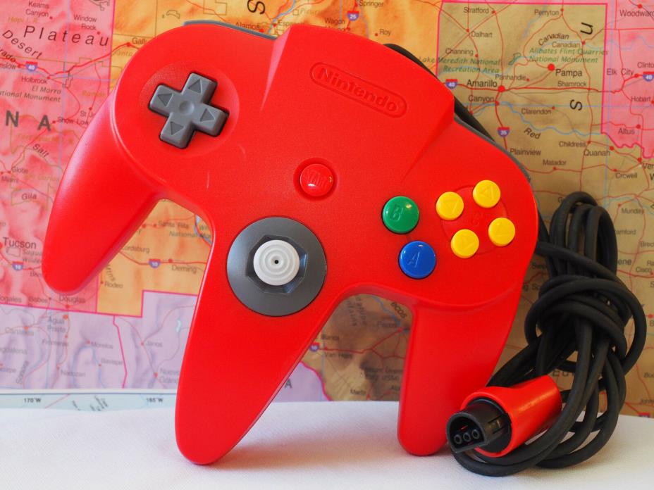GENUINE Nintendo 64 N64 Controller VGC Red OFFICIAL TIGHT STICK