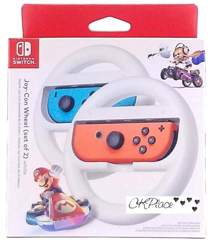 Nintendo Switch Joy-Con Wheel  Set Of 2 White