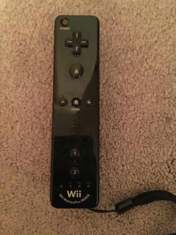 Nintendo Wii Multimedia Remote Black 100% Working