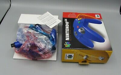 Official Nintendo 64 N64 Blue Controller NIB NEW / Open Box