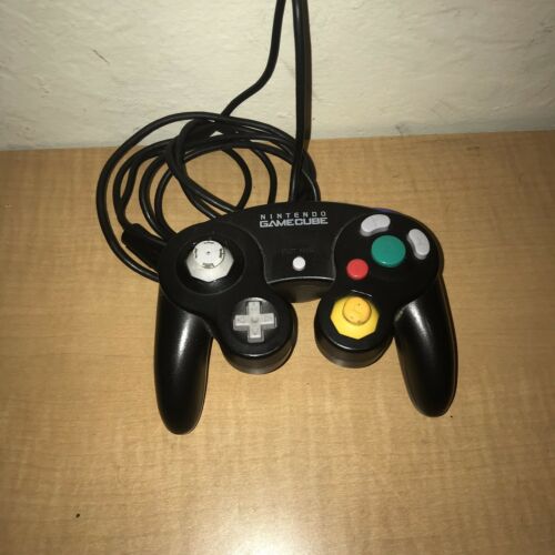 Nintendo GameCube Controller Black Official GameCube Oem