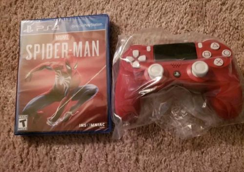 Spider-Man PS4 Game + DLC & limited edition controller Dualshock 4 DS4 Destiny 2