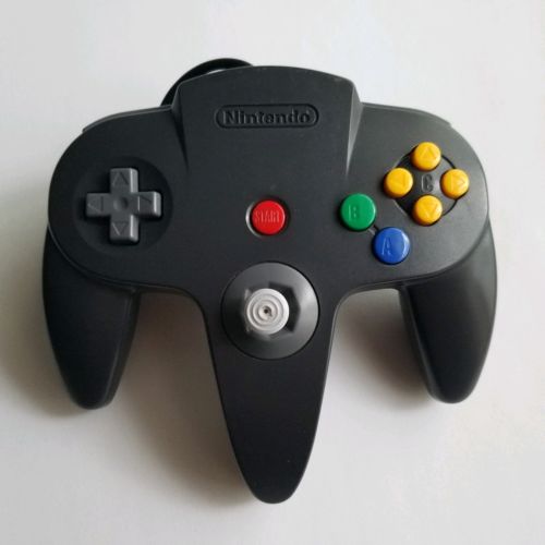 Nintendo 64 Controller Joystick Gamepad Joypad Original N64 Charcoal Black