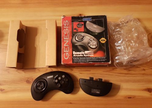 Official Sega Genesis Wireless Controller  Receiver MK-1648 and  Infared mk-1629