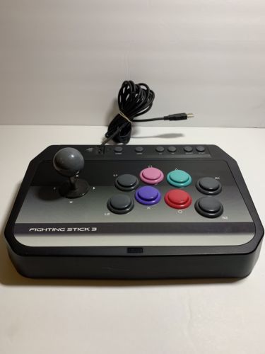 Sony PlayStation 3 PS3 Hori Arcade Pad Fighting Stick 3 Controller PC Most PS4