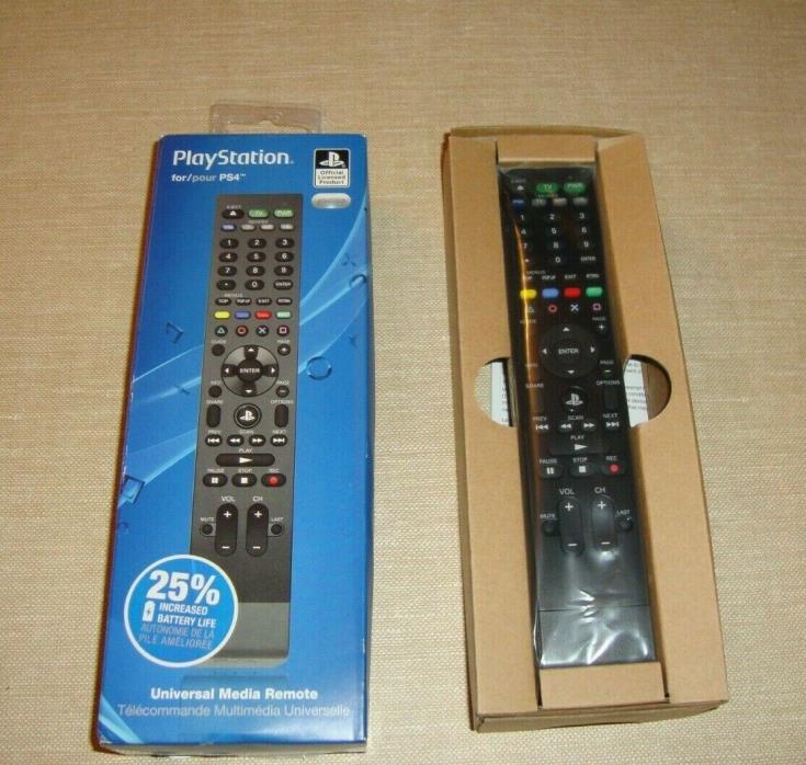 PDP Official PS4 Universal Media Remote Control for Sony Playstation 4 System
