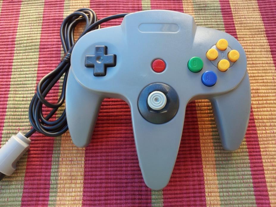 Nintendo 64 Light Grey N64 Controller With Tight Joystick