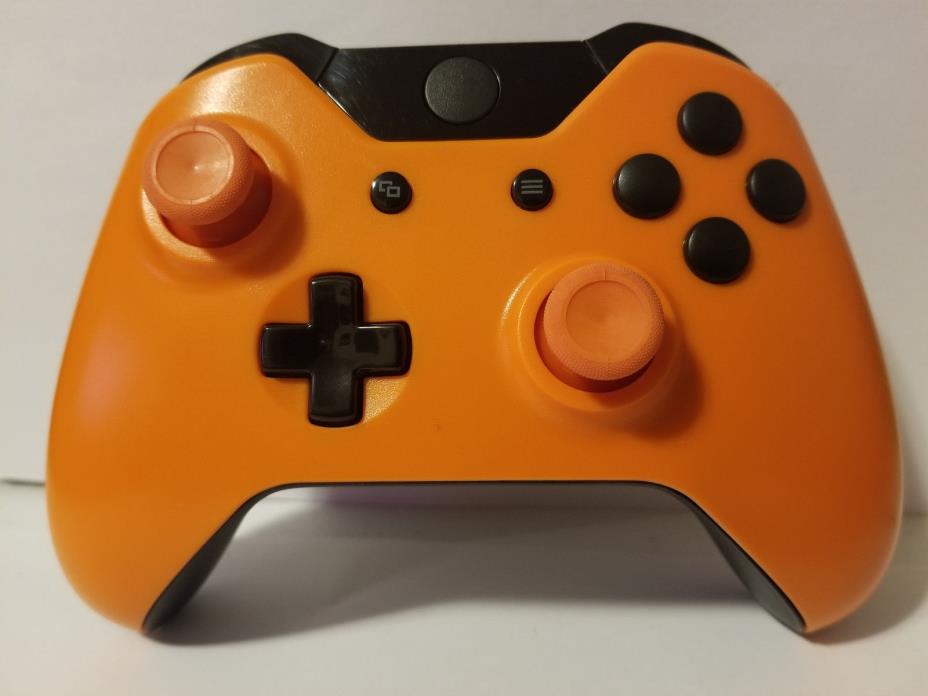 Original Microsoft Wireless Controller for Xbox One Model - Matte Orange/Black