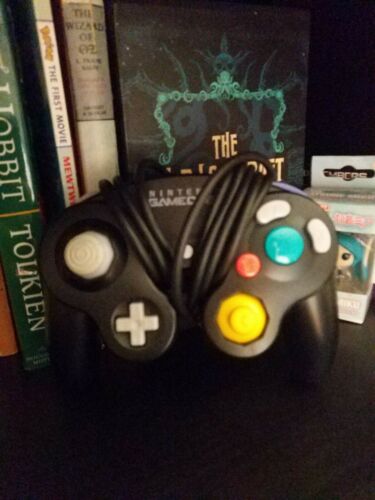 Official Nintendo GameCube Black Controller Wii / Wii U ~ TESTED !
