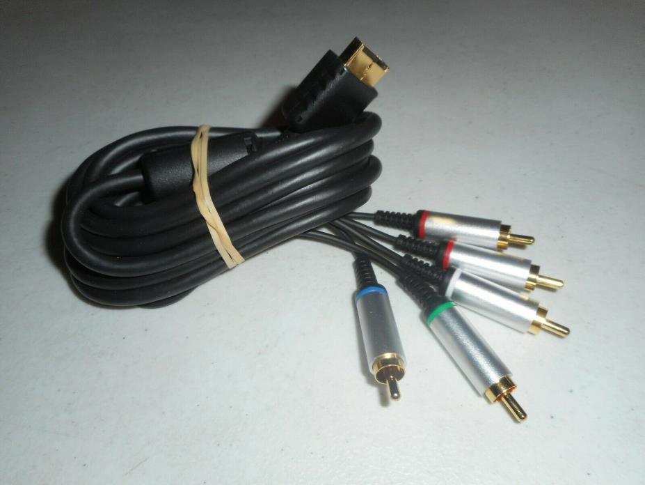 Official Genuine OEM Sony PlayStation Gold Component HD Video Cable - PS2 PS3