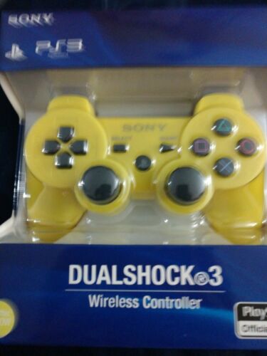 Wireless ps3 controller, Yellow, BRAND NEW