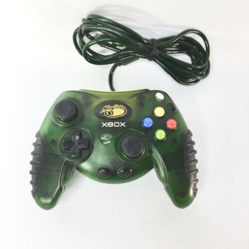 2001 Original Xbox Mad Catz Green Translucent 4526 Controller Tested And Works