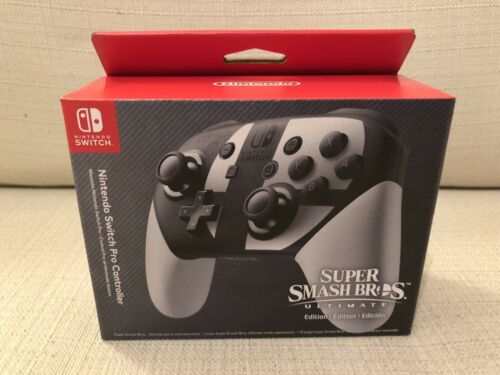 Brand New Nintendo Switch Pro Controller Super Smash Bros. Ultimate Edition